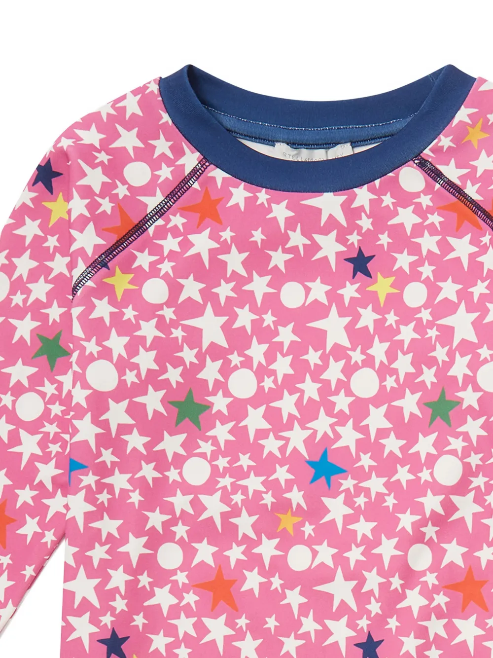 Stella McCartney Kids Pyjama met sterrenprint Roze