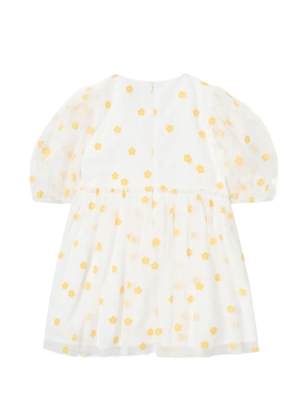 Stella McCartney Kids Jurk met bloemenprint Wit