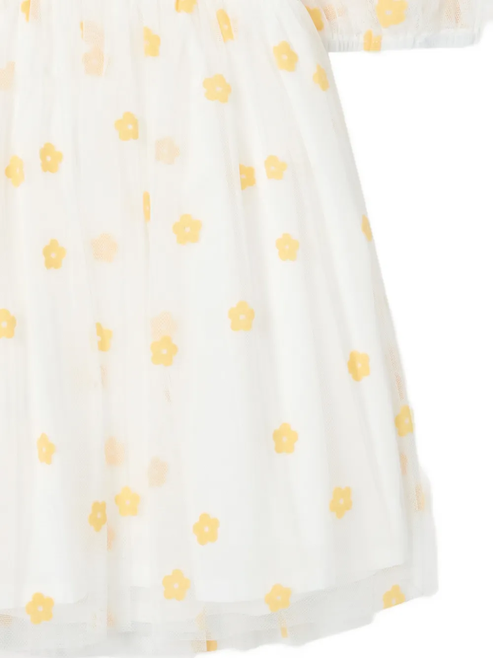Stella McCartney Kids Jurk met bloemenprint Wit