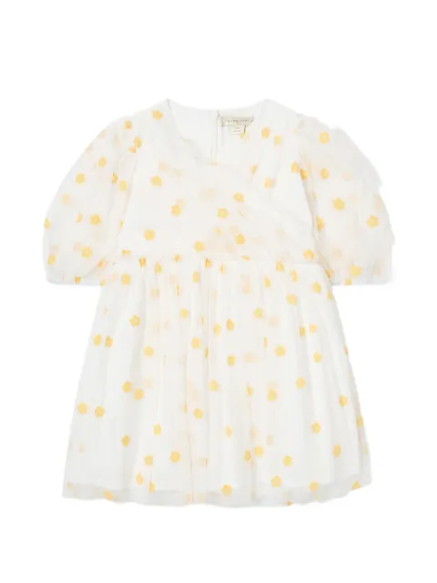Stella McCartney Kids floral-print tulle dress