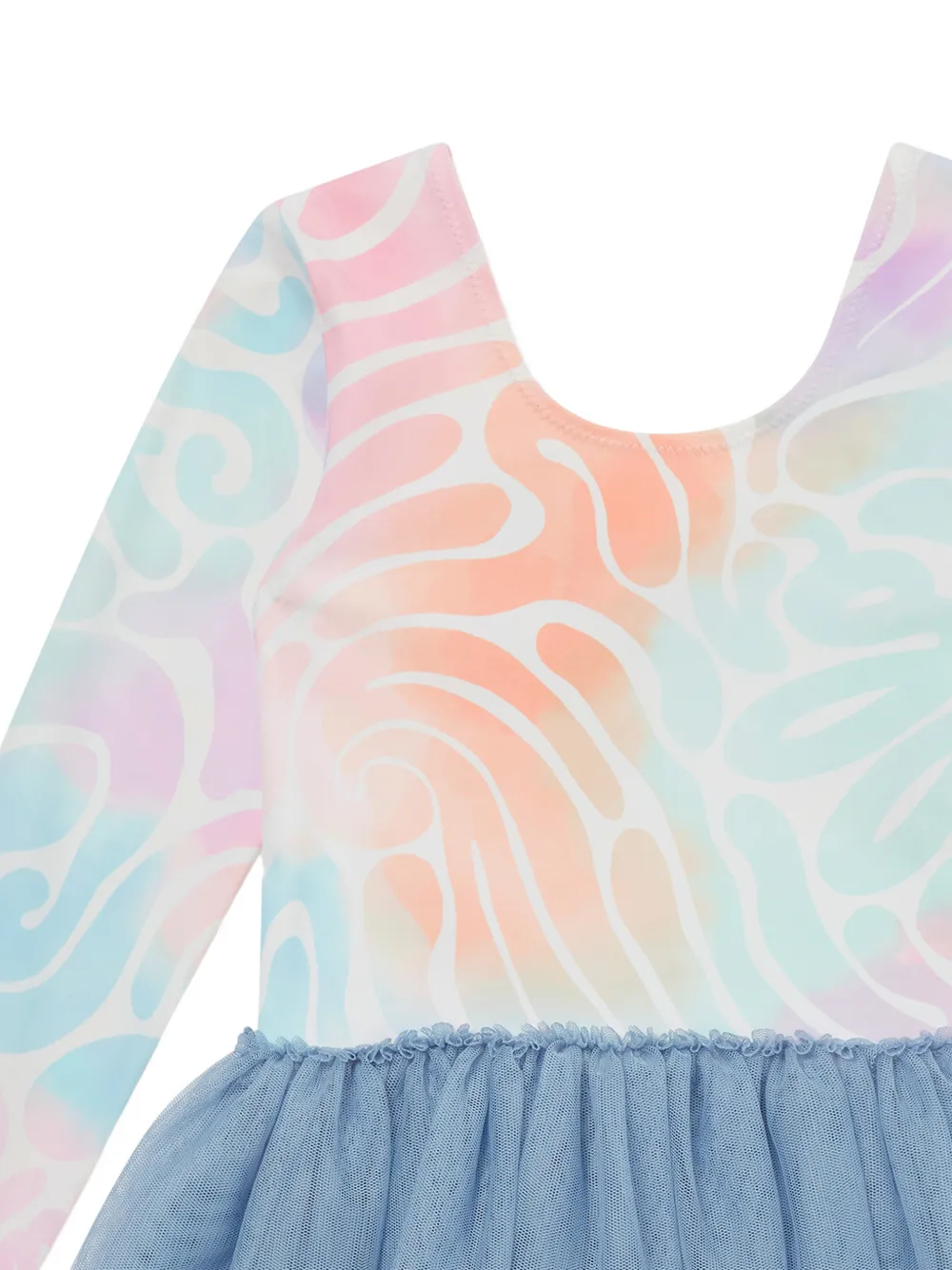 Stella McCartney Kids Jurk met tule rok Blauw