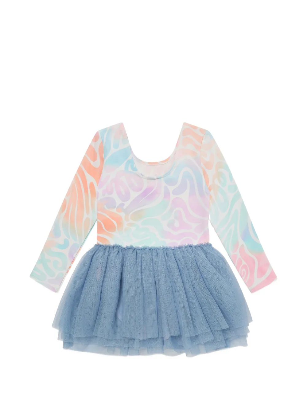 Stella McCartney Kids Jurk met tule rok Blauw