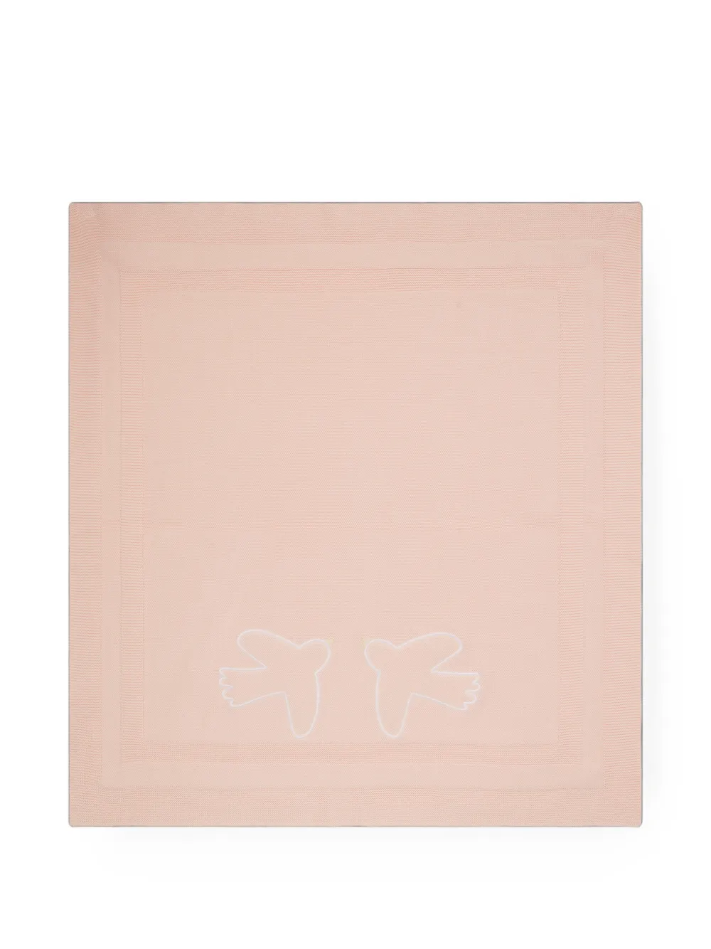 Stella McCartney Kids Deken met geborduurde duif Roze