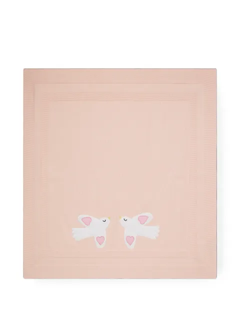 Stella McCartney Kids Decke mit Taubenstickerei