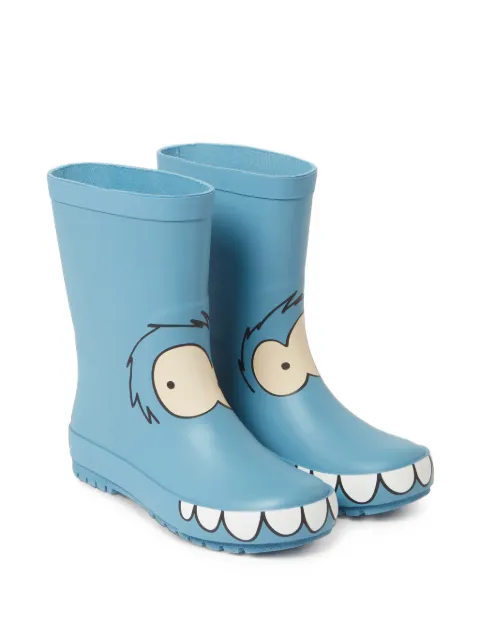 Stella McCartney Kids monster-print boots