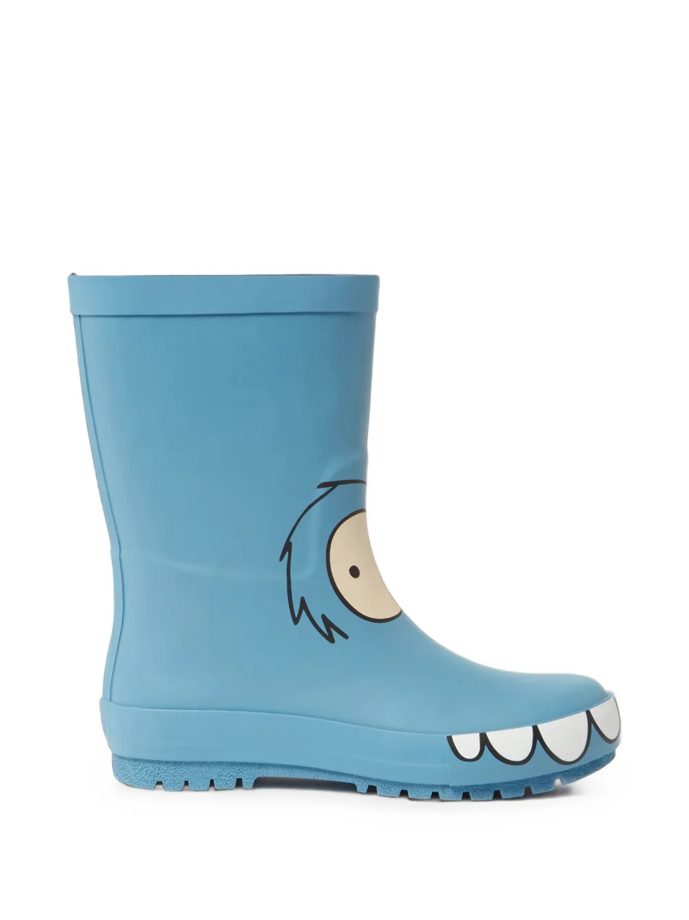 Stella McCartney Kids monster-print boots Blauw