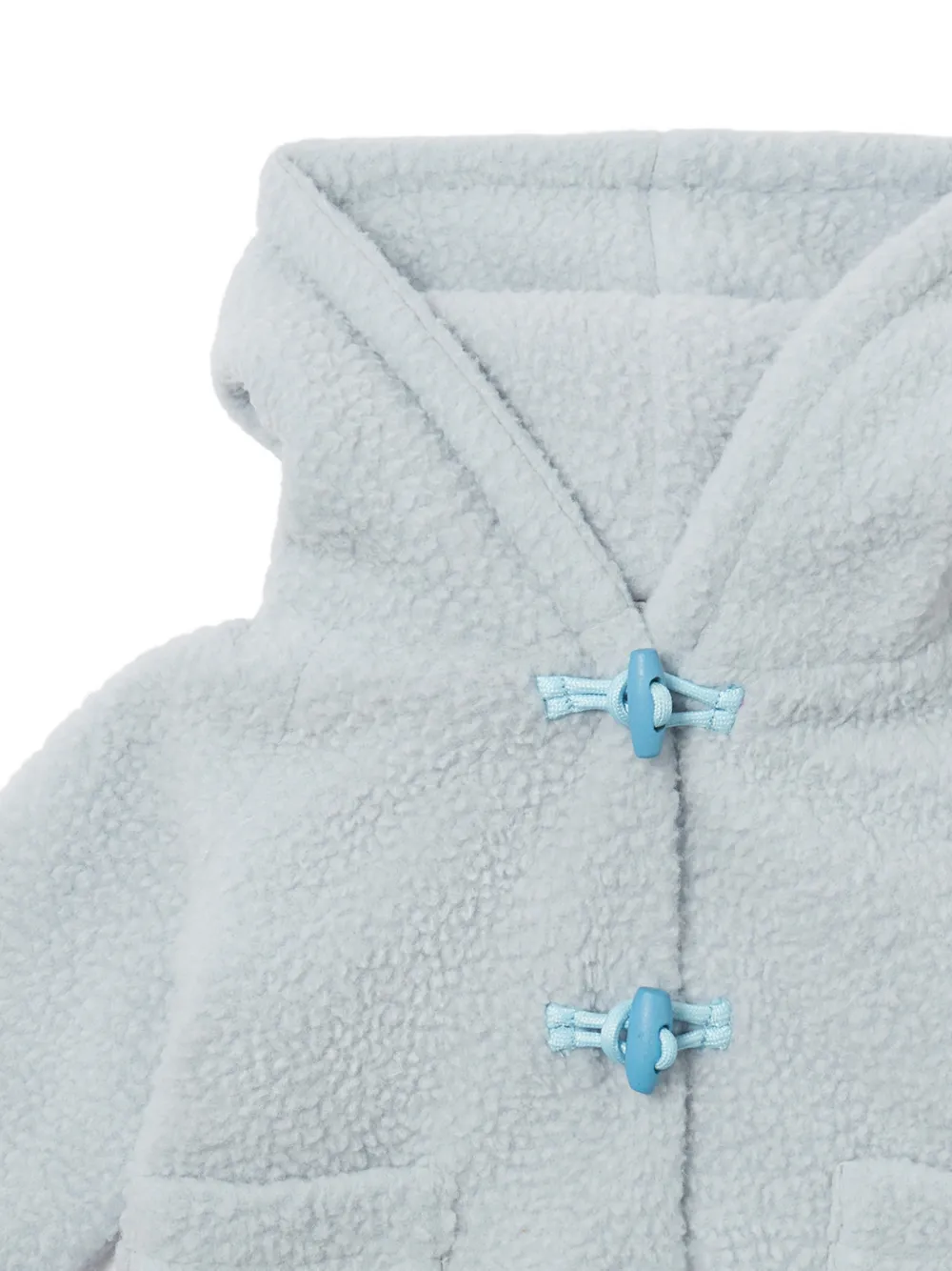 Stella McCartney Kids Fleece jack met capuchon Blauw