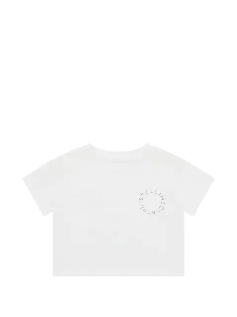 Stella McCartney Kids T-shirt in cotone biologico con logo
