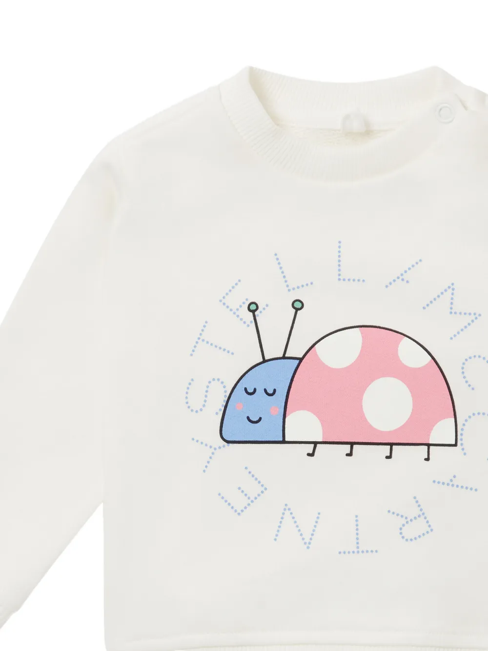 Stella McCartney Kids graphic-print long-sleeve sweatshirt Wit