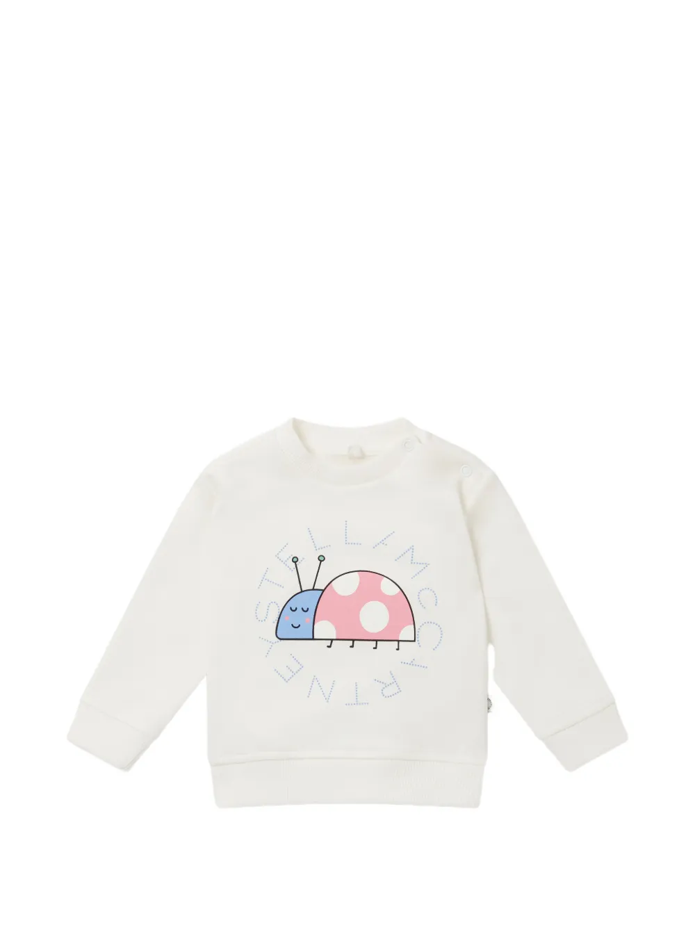 Stella McCartney Kids graphic-print long-sleeve sweatshirt - Bianco