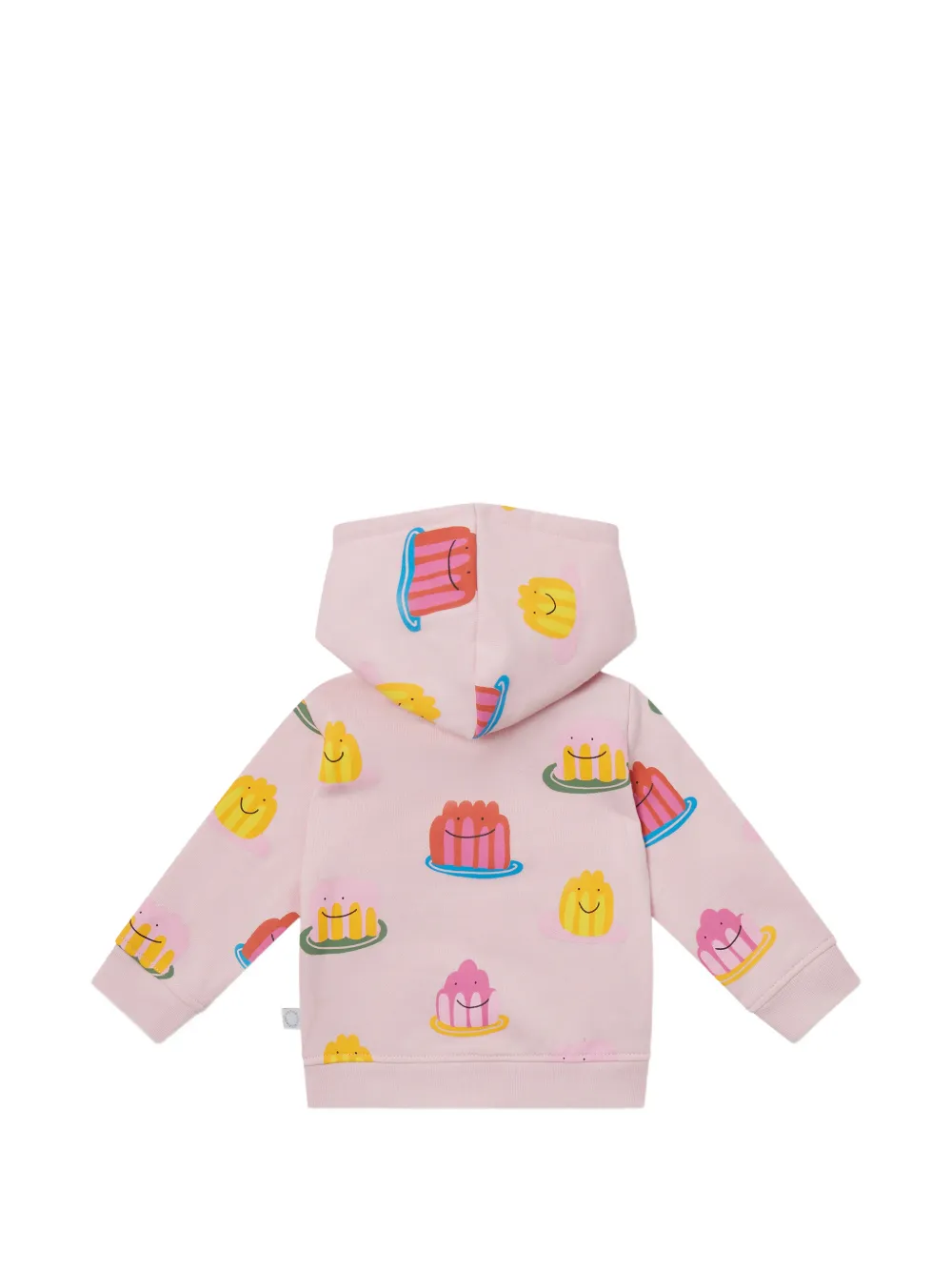 Stella McCartney Kids Hoodie met rits en jelly-print Roze
