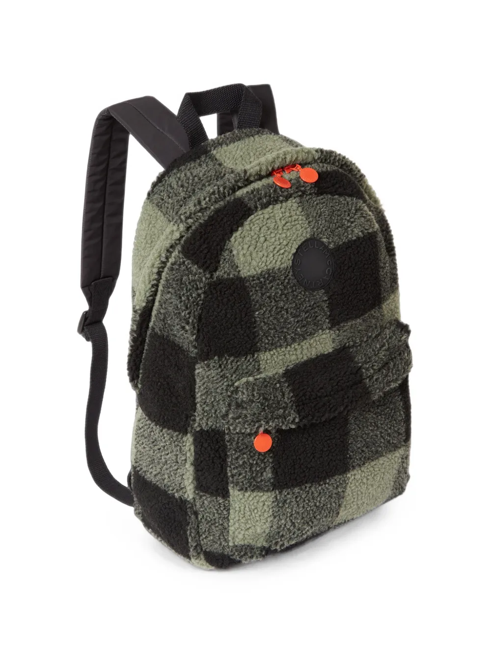 Stella McCartney Kids Geruite rugzak Groen