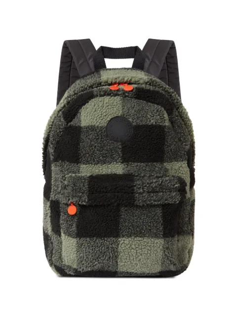 Stella McCartney Kids check-pattern borg backpack