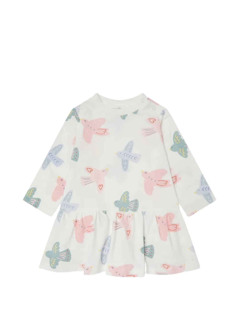 Stella McCartney Kids Abito con stampa - Bianco