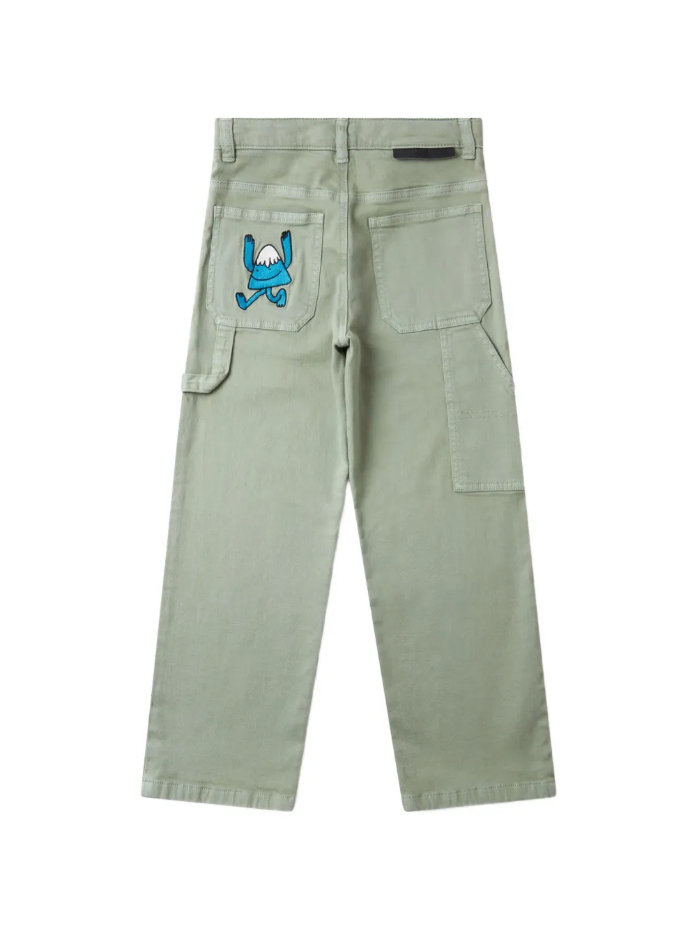 Stella McCartney Kids Jeans met grafische patch Groen