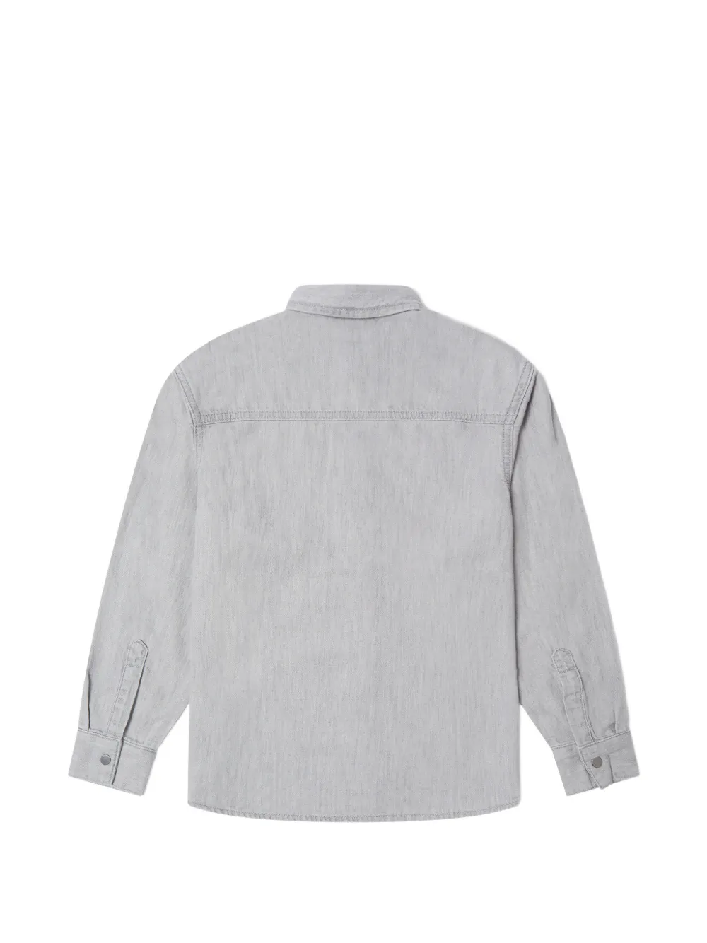 Stella McCartney Kids Denim shirt met eekhoornprint Grijs
