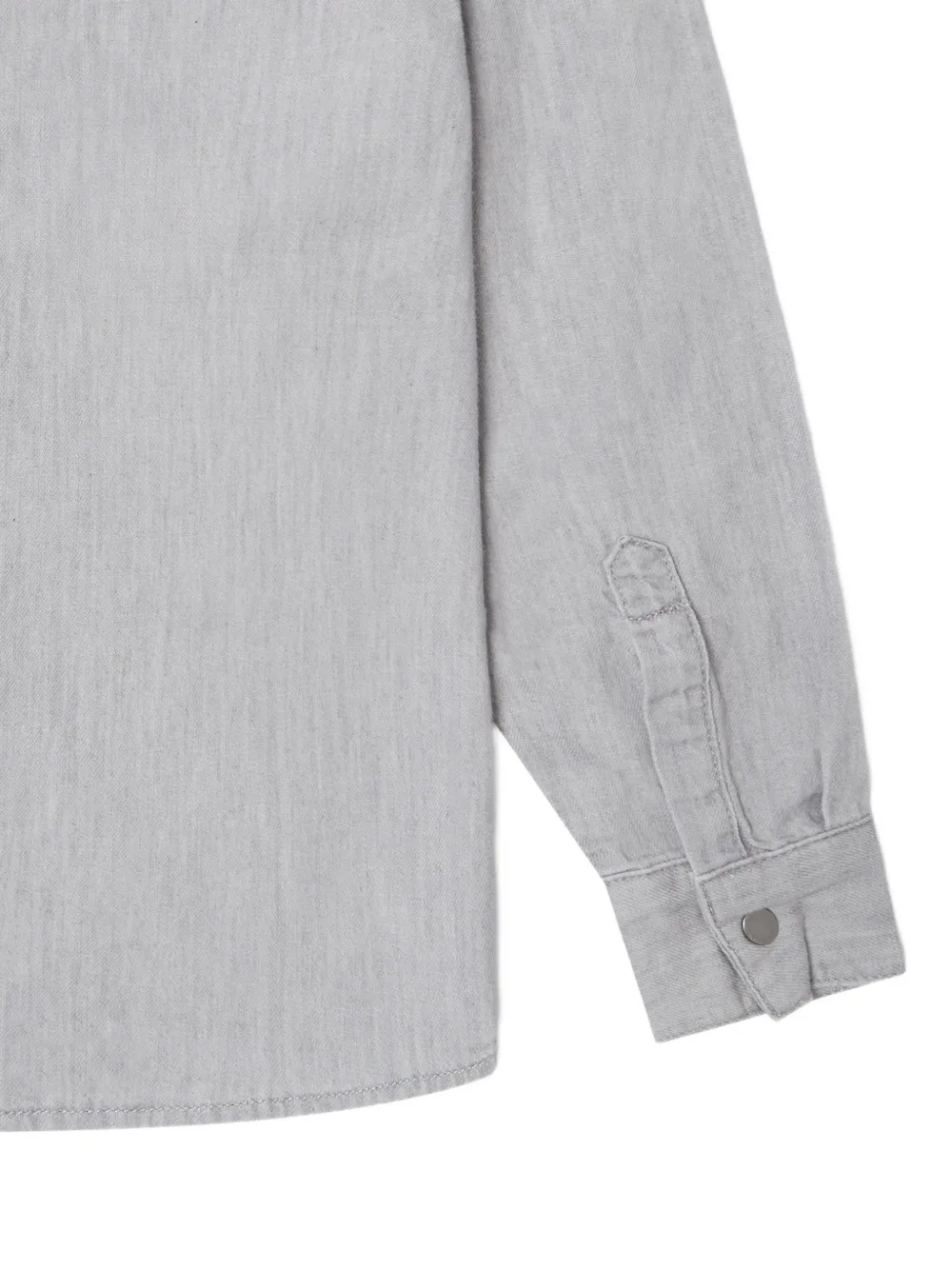 Stella McCartney Kids Denim shirt met eekhoornprint Grijs