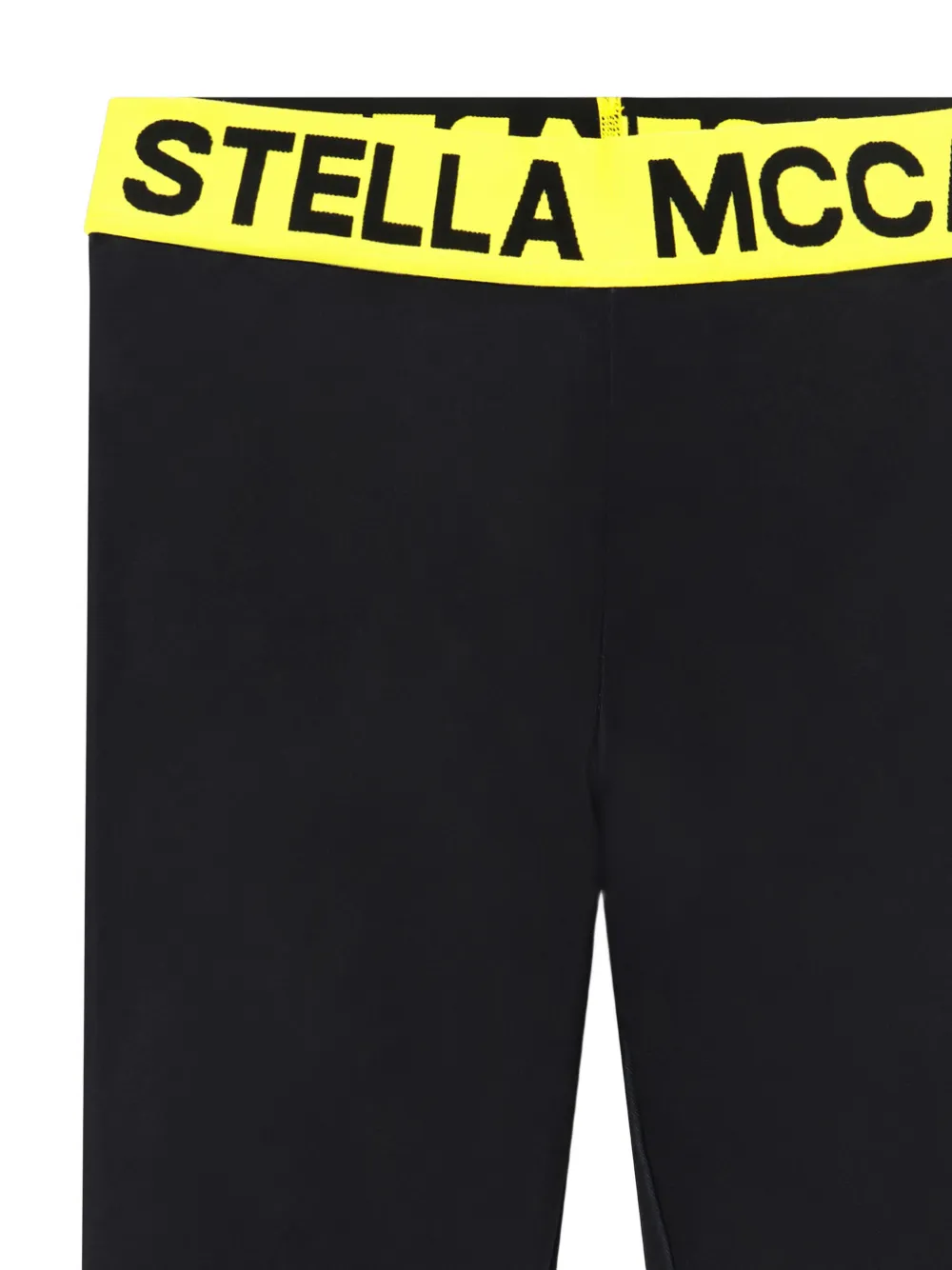 Stella McCartney Kids logo-waistband pajama bottoms Zwart