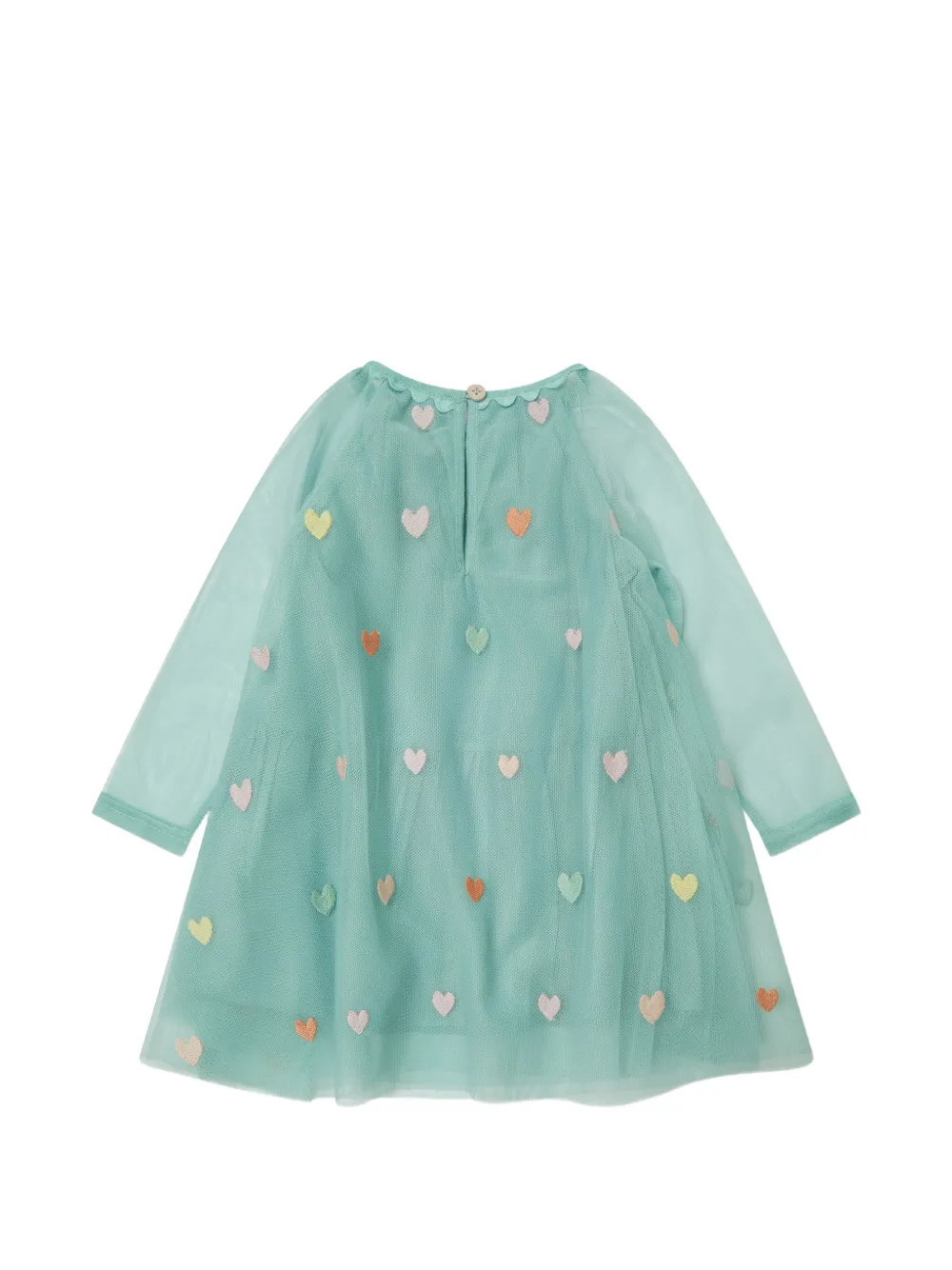 Stella McCartney Kids Tulen jurk Groen