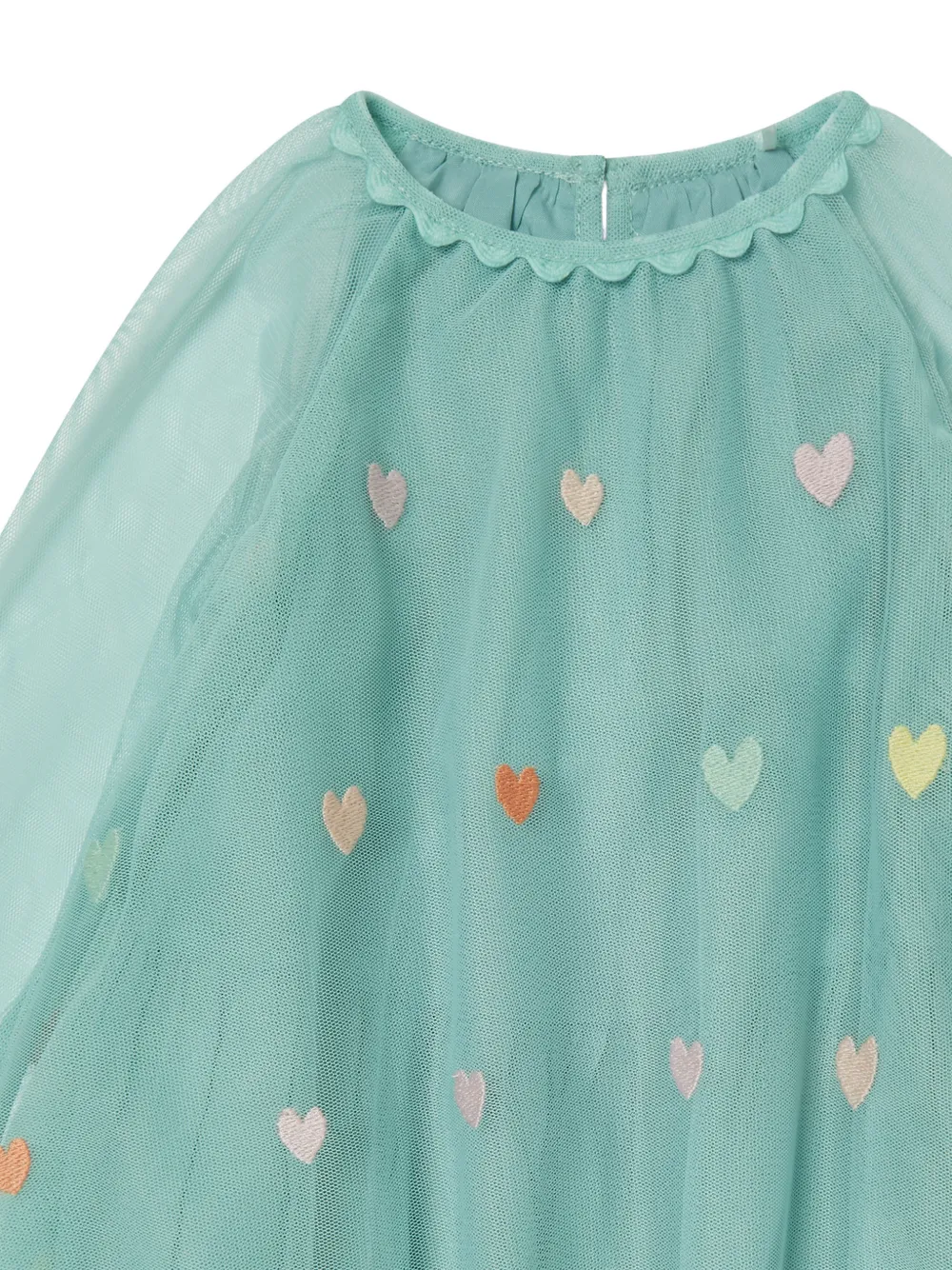 Stella McCartney Kids Tulen jurk Groen