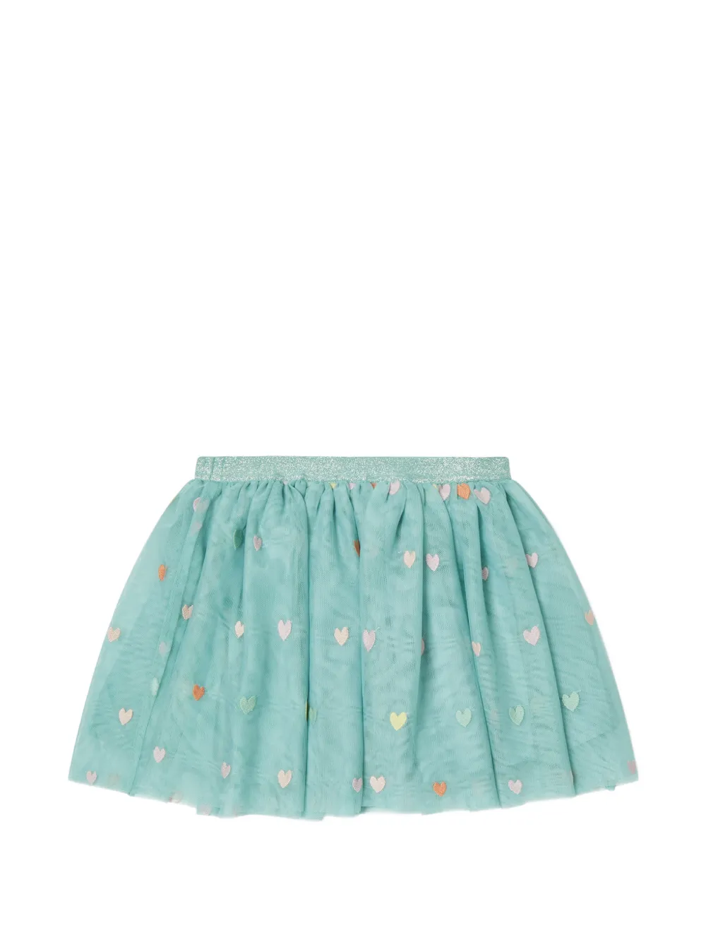 Stella McCartney Kids Rok met geborduurd hart Blauw