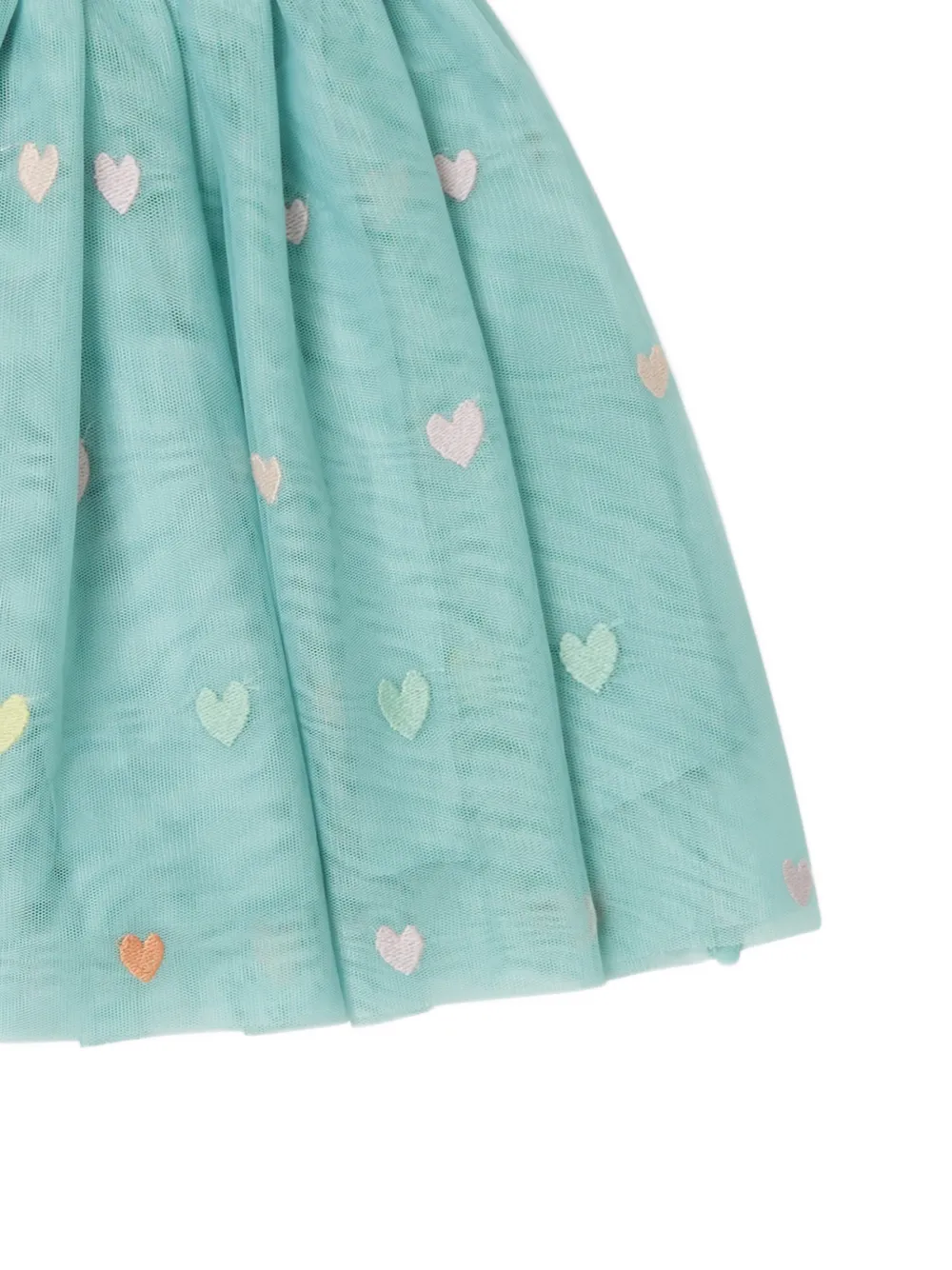 Stella McCartney Kids Rok met geborduurd hart Blauw