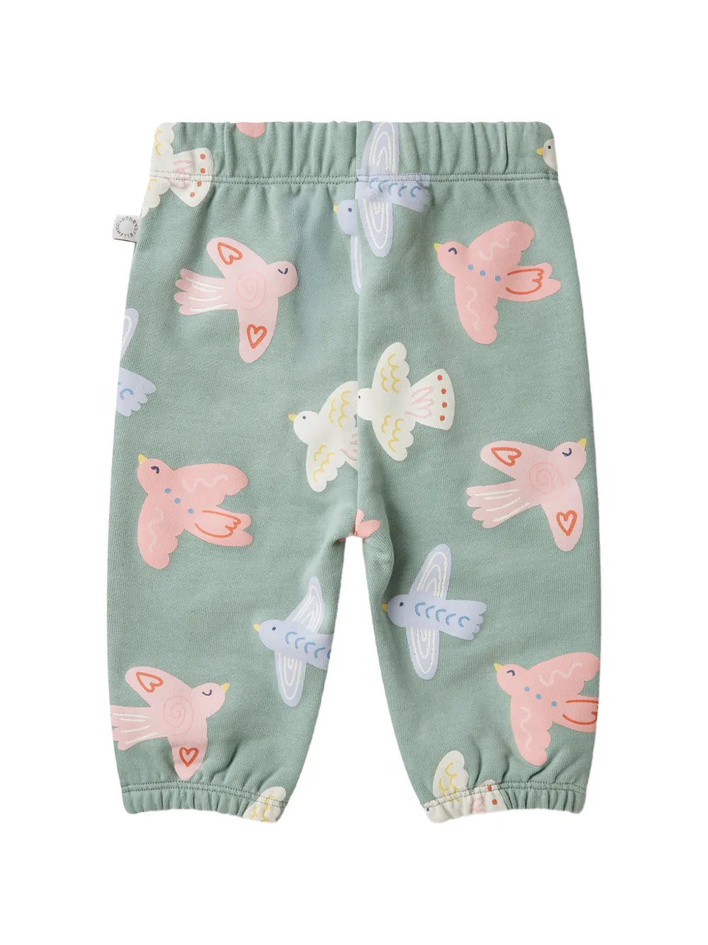 Stella McCartney Kids Trainingsbroek met vogelprint Groen