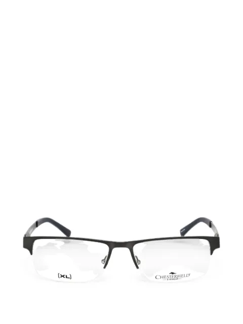 Chesterfield rectangle-frame glasses