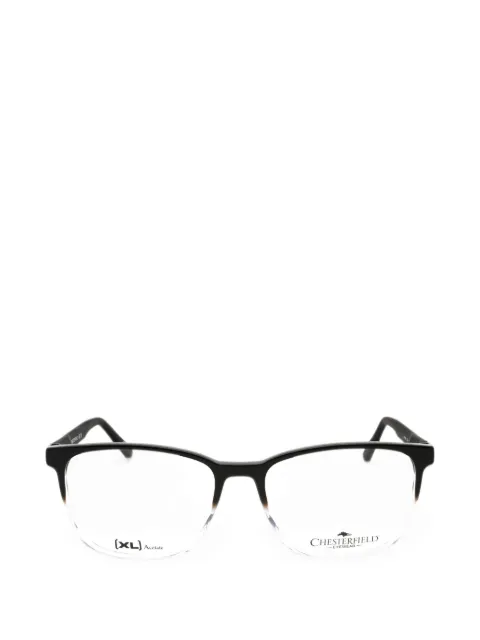 Chesterfield square-frame glasses