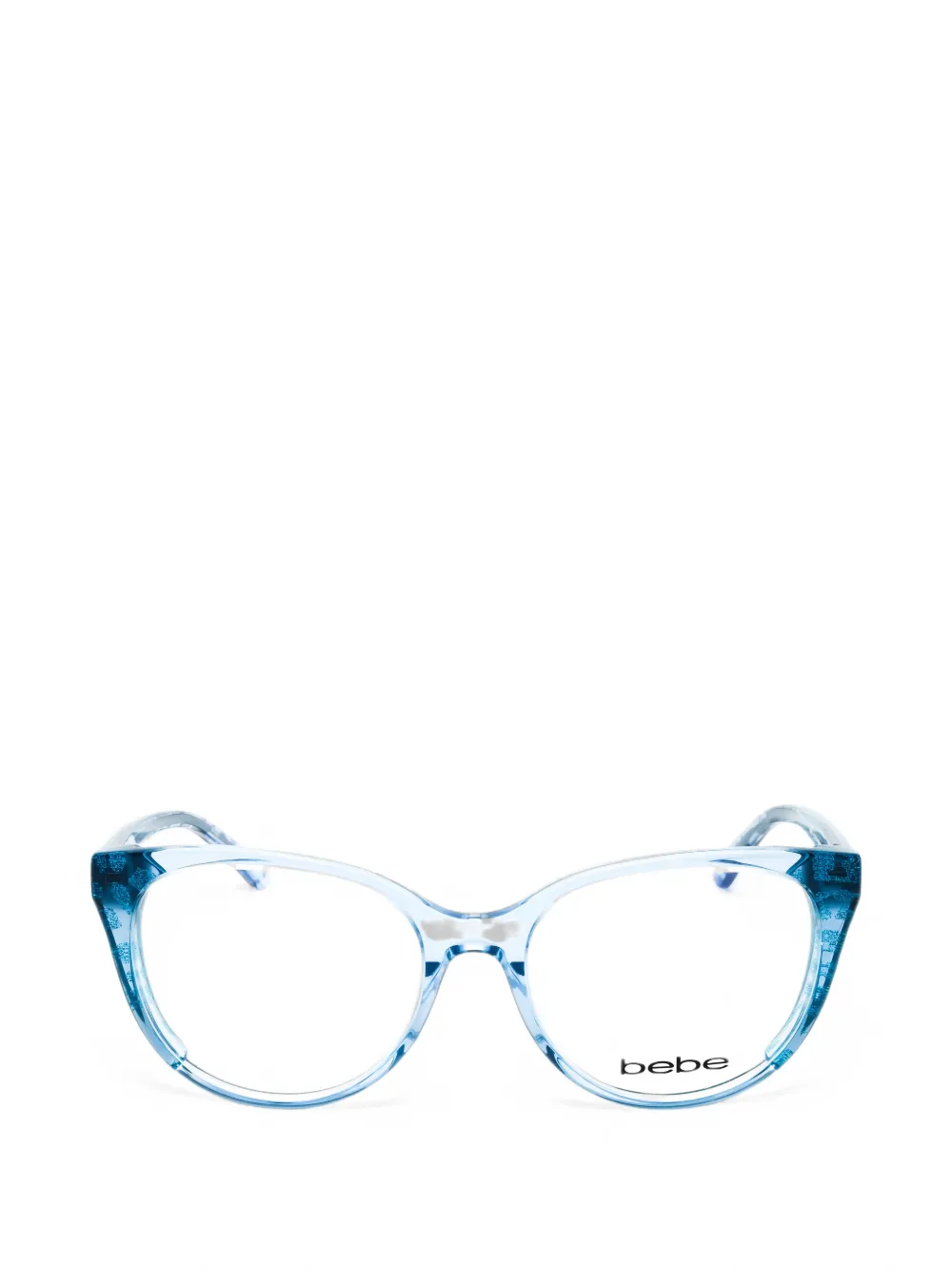 Bebe animal-print cat-eye glasses