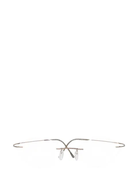 Silhouette Titan Minimal Art oval-frame glasses