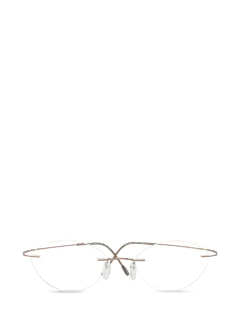 Silhouette Titan Minimal Art oval-frame glasses