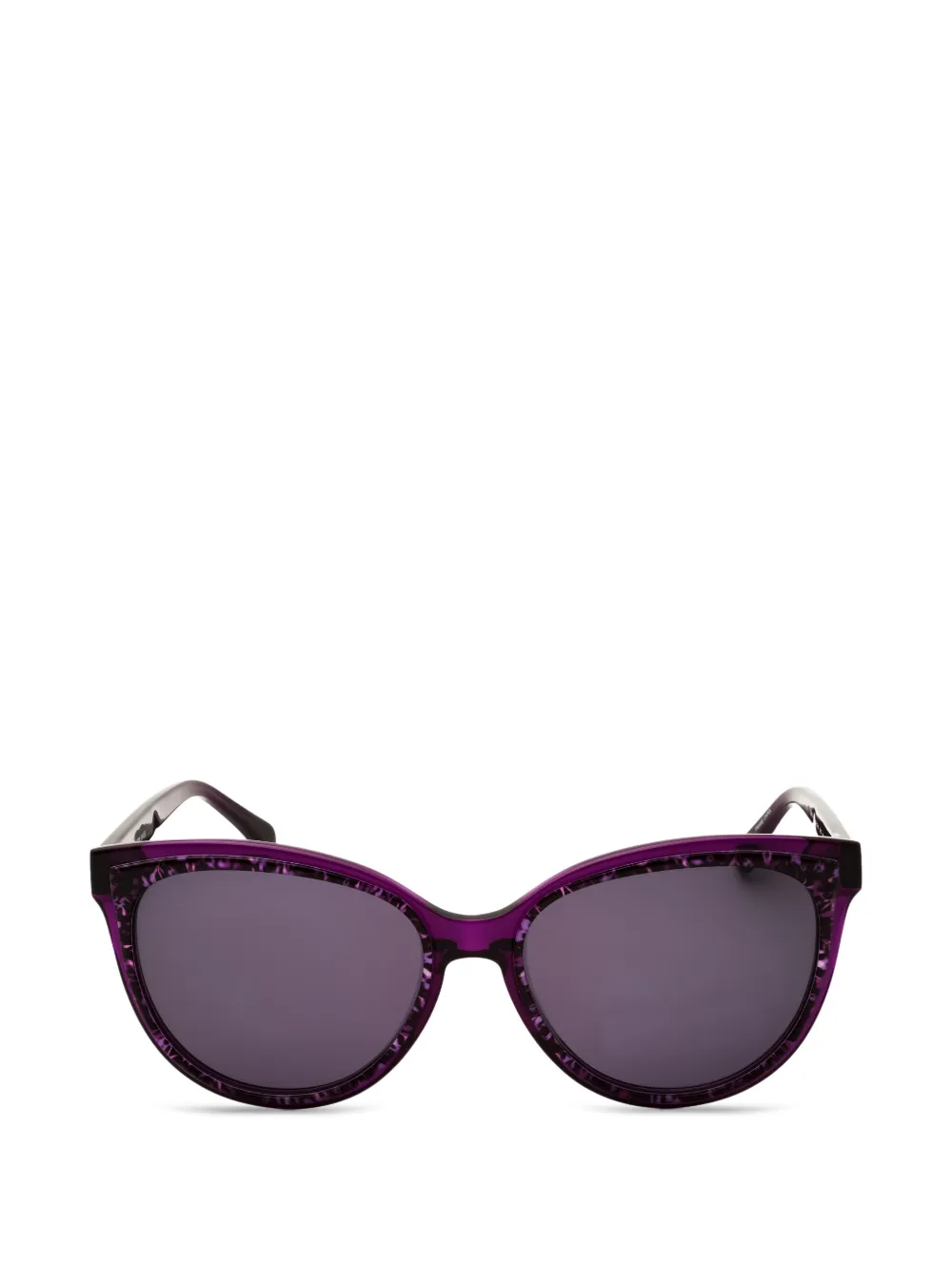 Draper James floral-pattern round-frame sunglasses