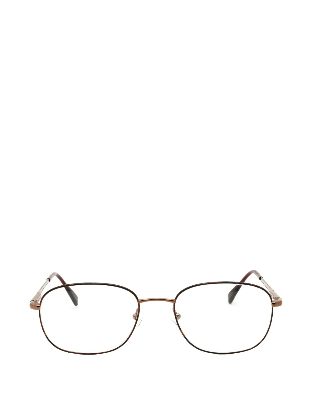 Elasta 7057 oval-frame glasses - Marrone