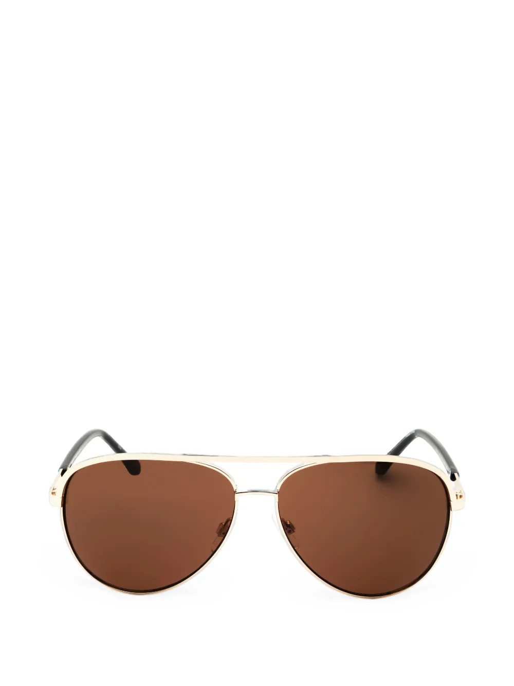 Draper James double-bridge pilot-frame sunglasses