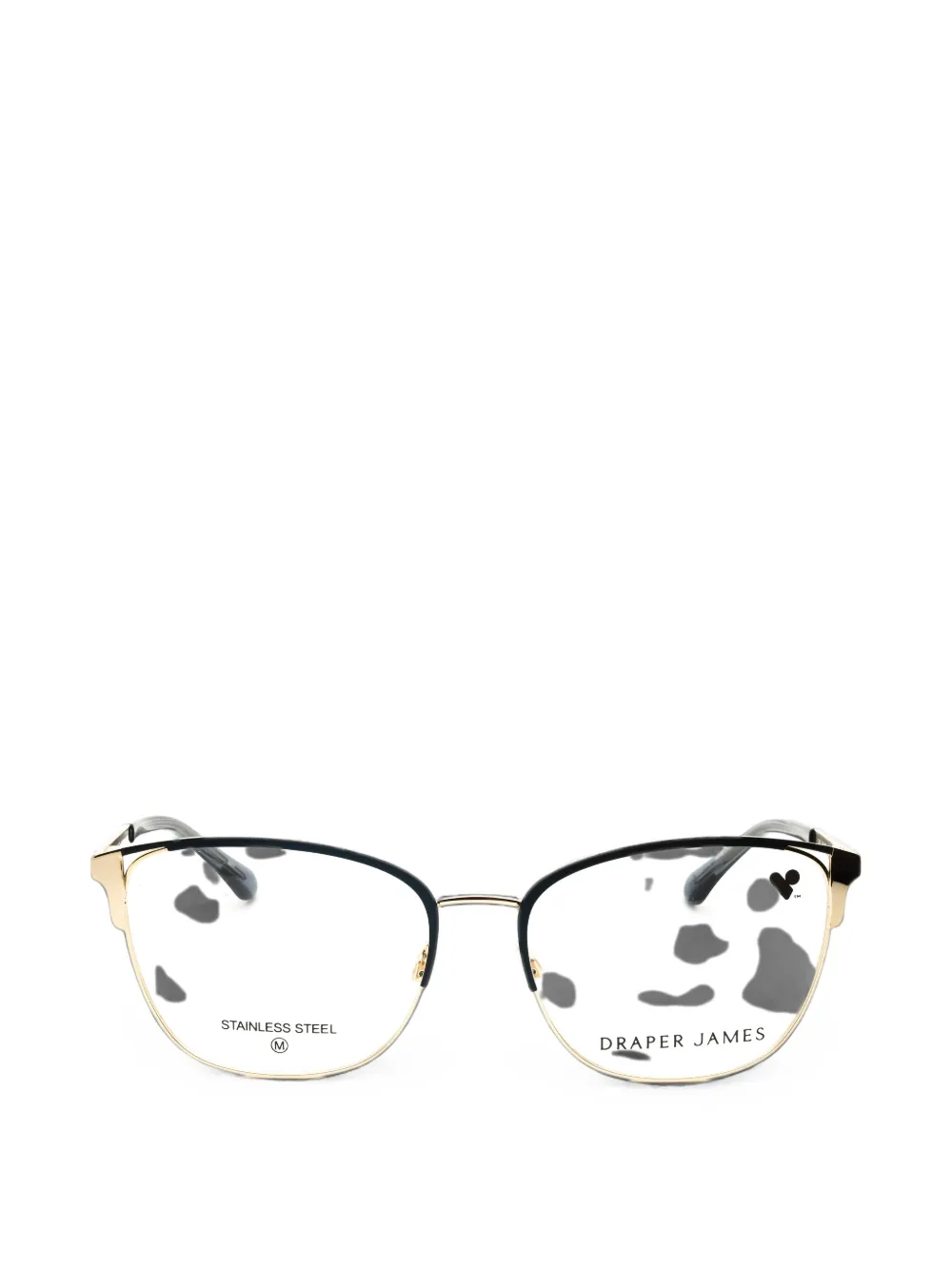 Draper James gafas con montura rectangular | dorado | Image 1