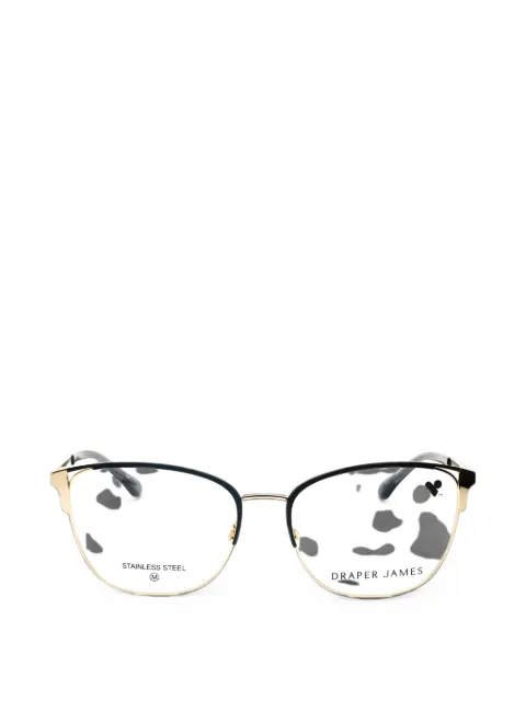 Draper James rectangle-frame glasses
