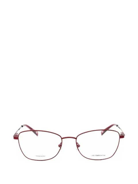 Liz Claiborne geometric-frame glasses
