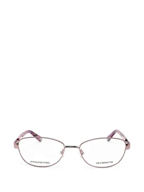 Liz Claiborne oval-frame glasses