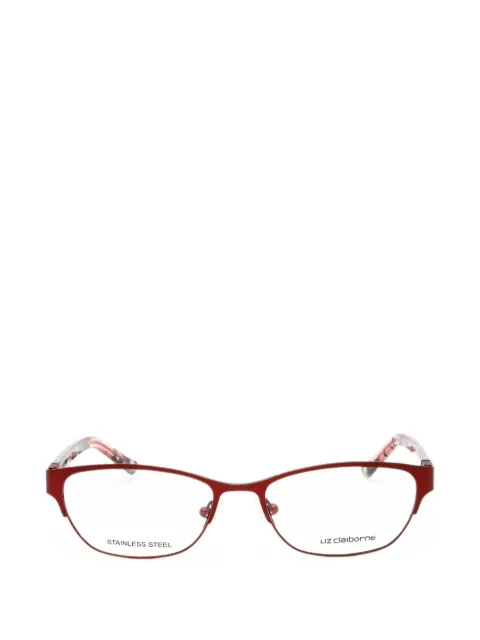 Liz Claiborne oval-frame glasses