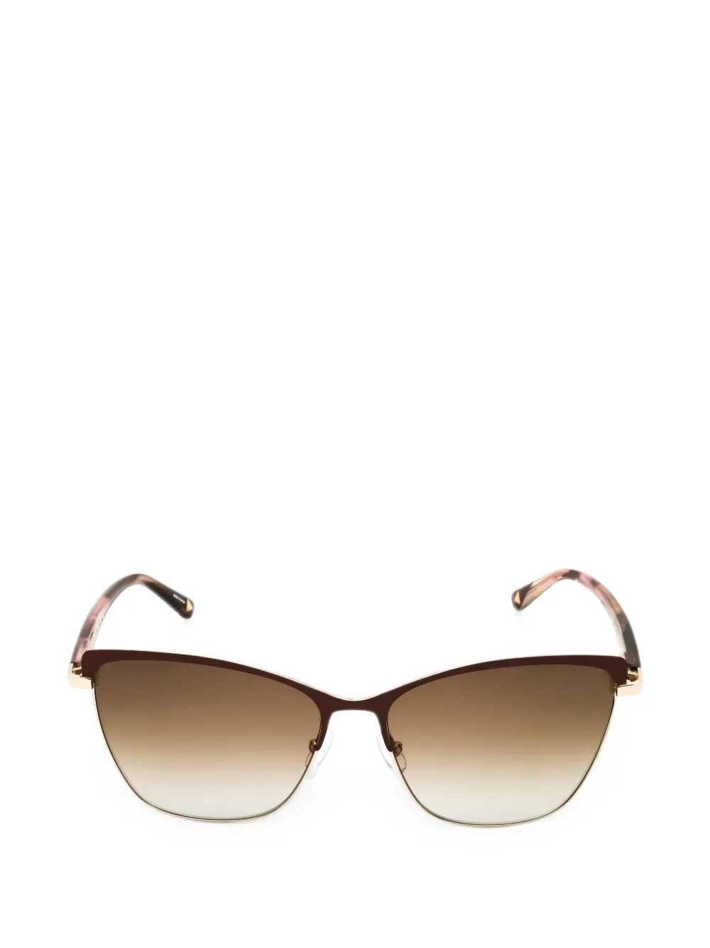 Liz Claiborne Cat-eye Frame Sunglasses In Brown