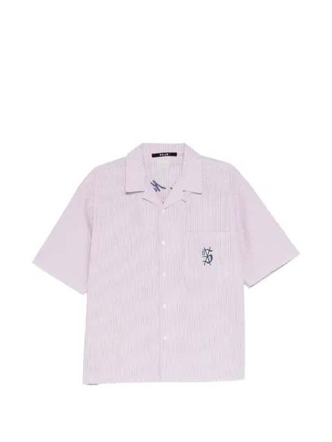 Ksubi chemise rayée à logo brodé
