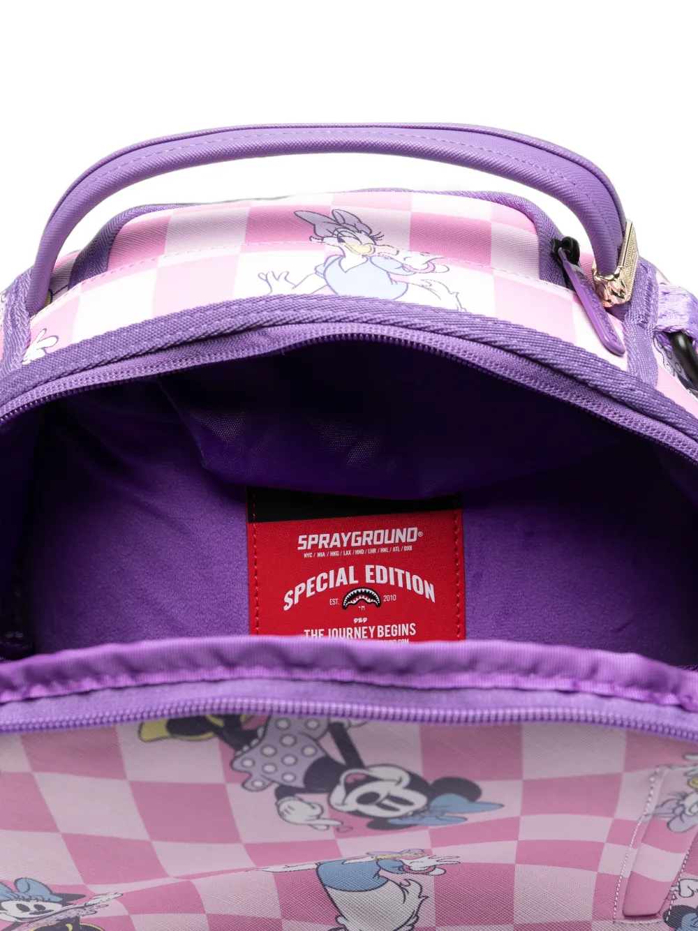 Sprayground x Disney Shark rugzak Roze