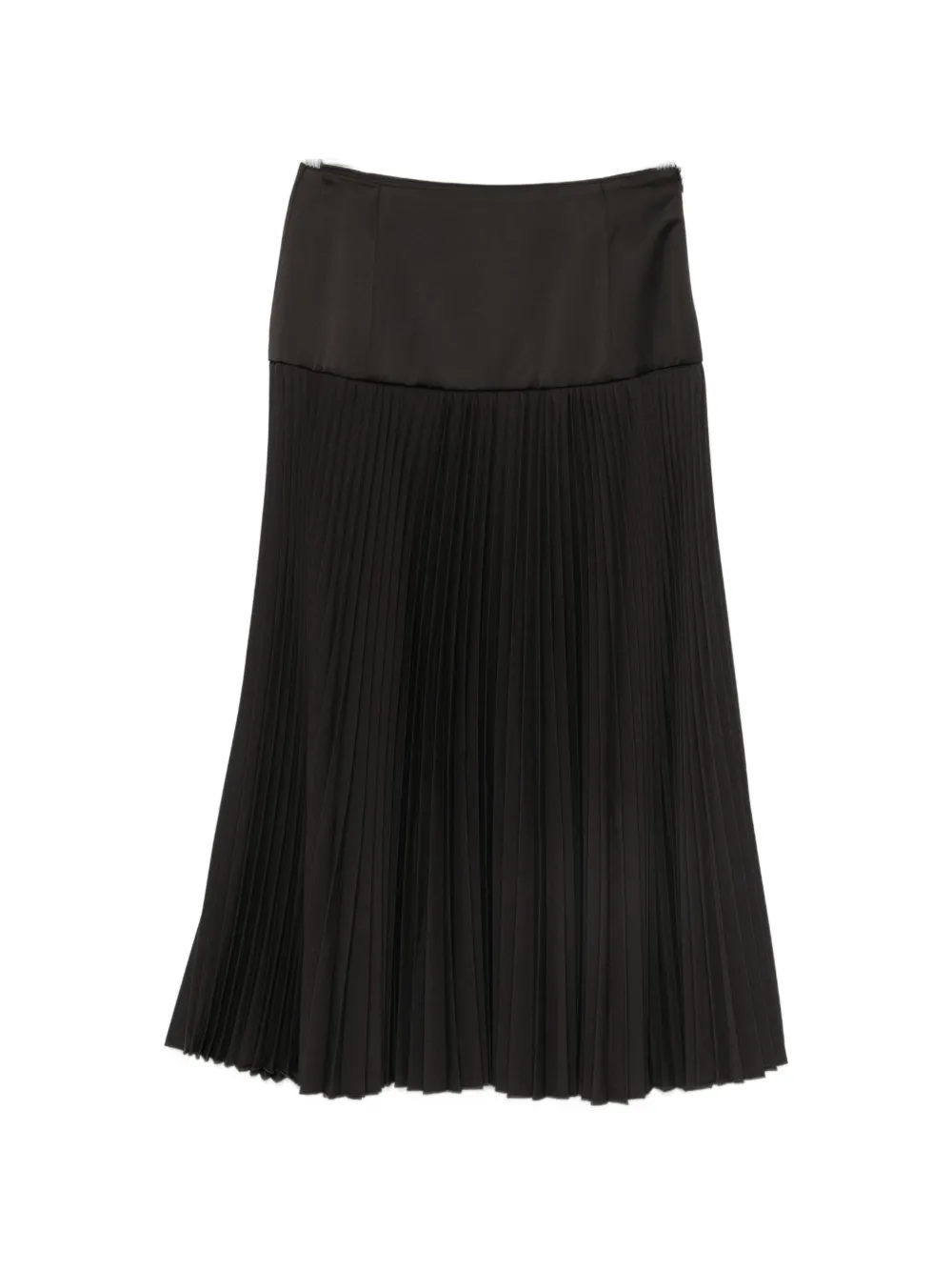 IMPERIAL pleated-panel skirt
