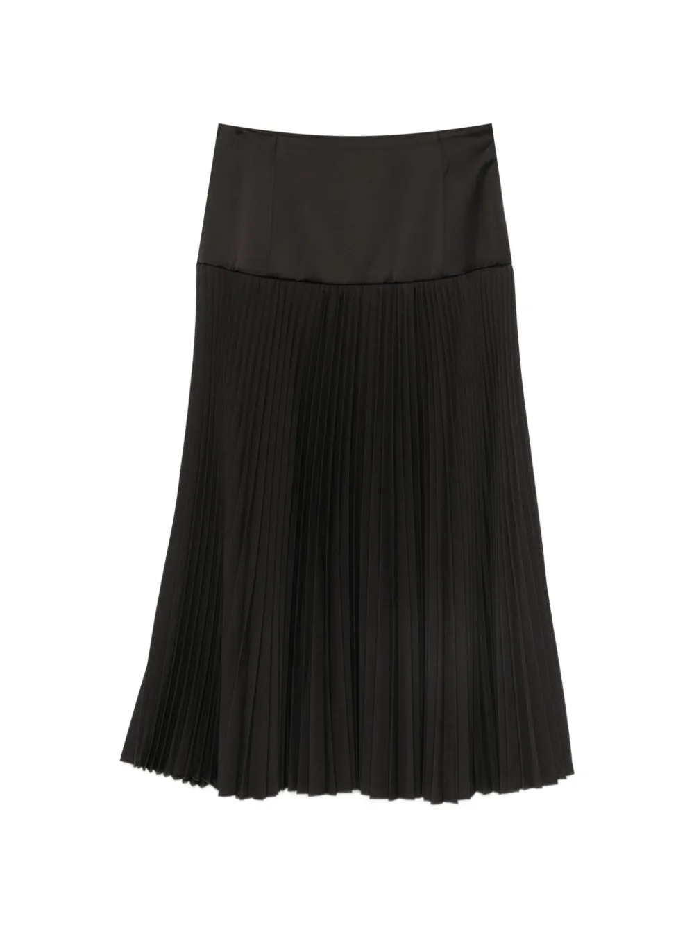 IMPERIAL pleated-panel skirt