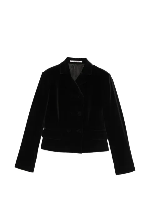 Tagliatore double-breasted velvet jacket