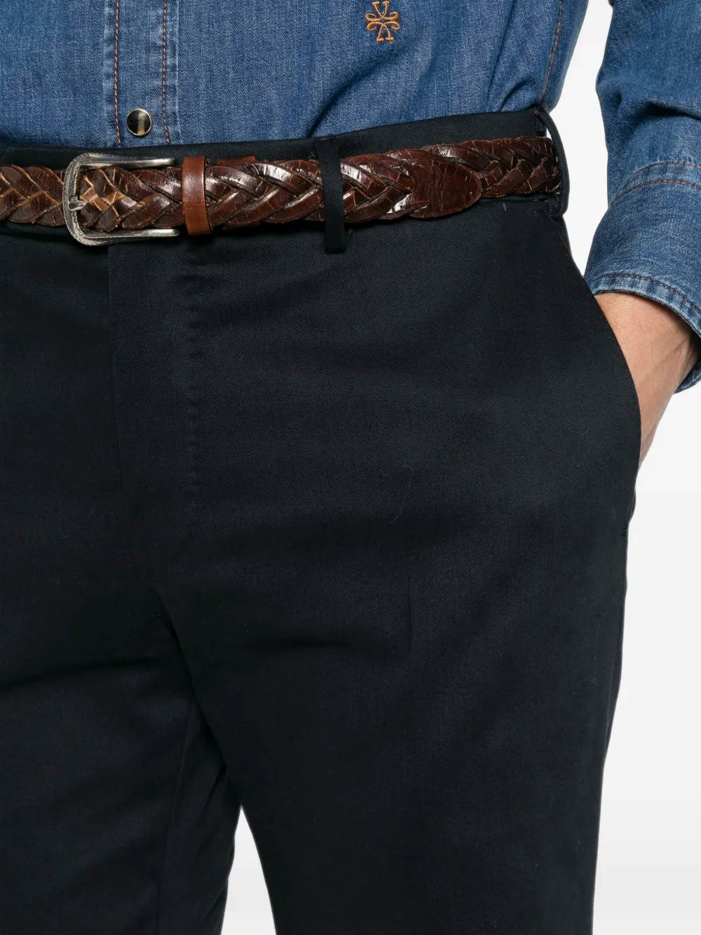 Incotex Slim-fit pantalon Blauw
