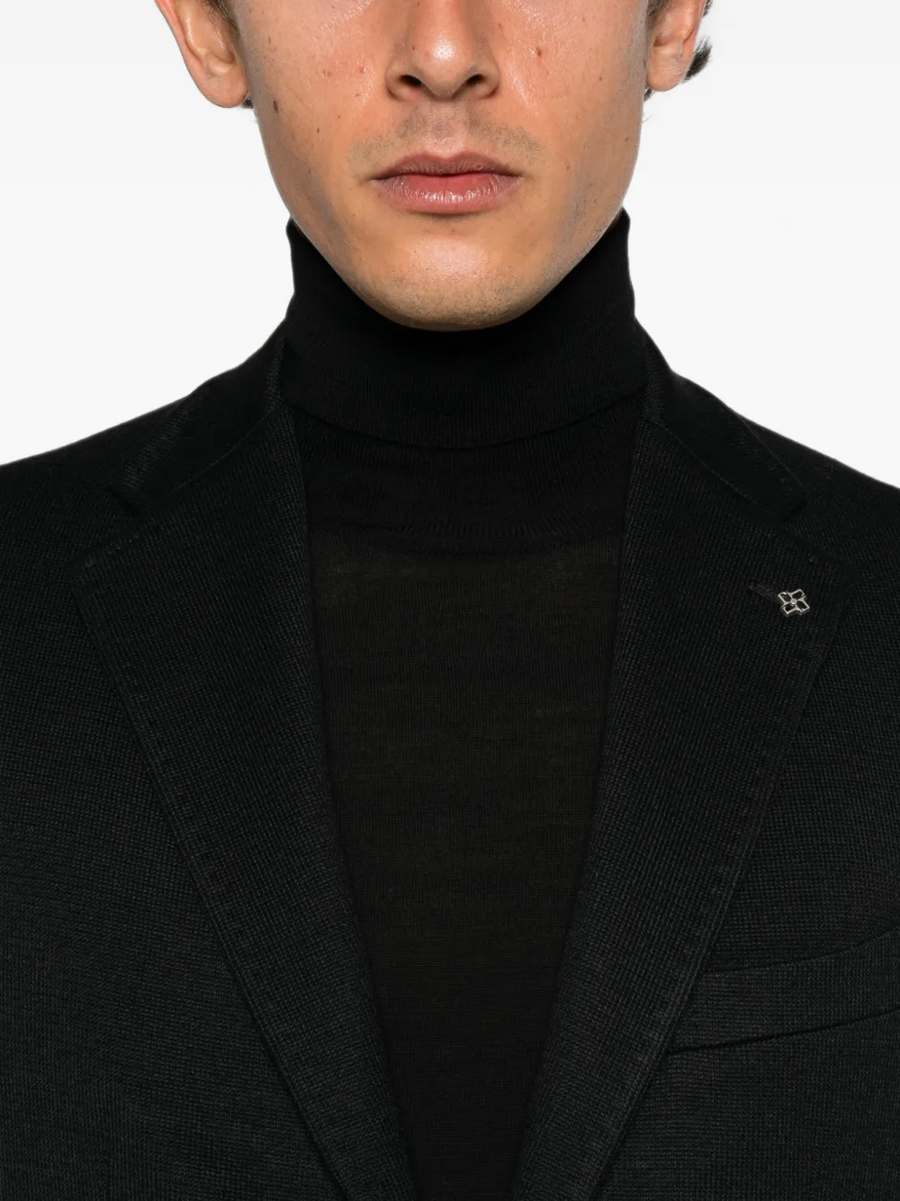 Tagliatore Blazer met gekerfde revers Zwart