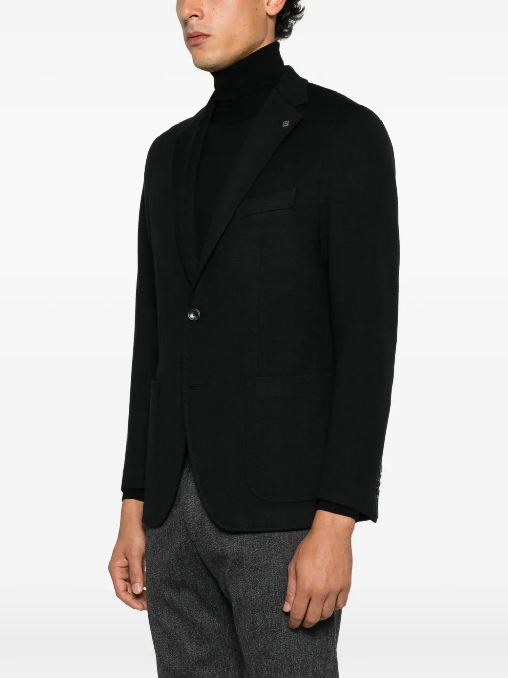 Tagliatore Blazer met gekerfde revers Zwart