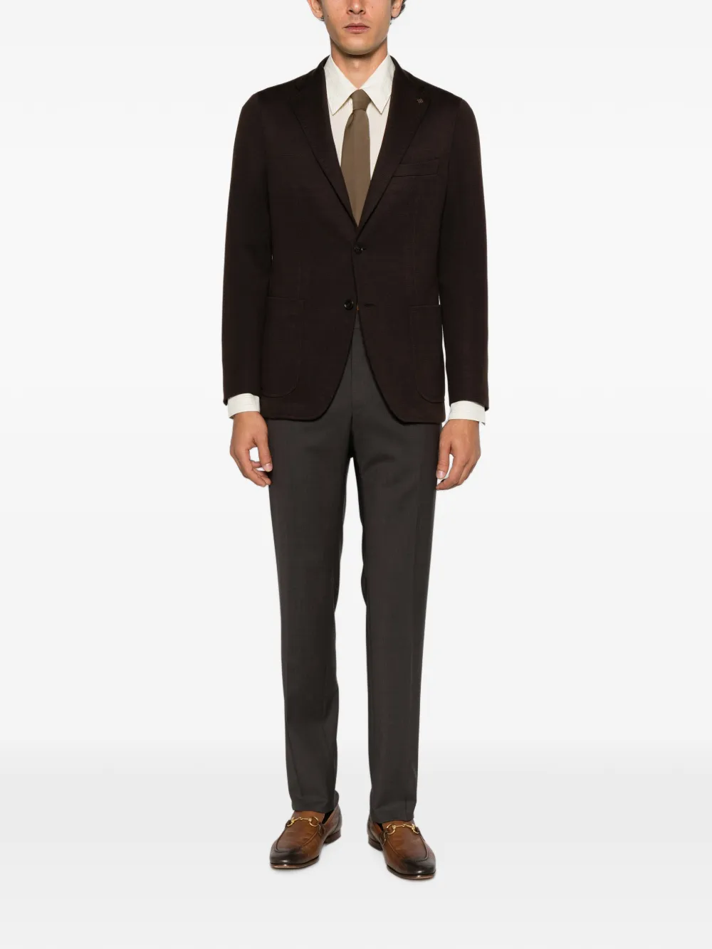 Tagliatore Punt Roma blazer Bruin